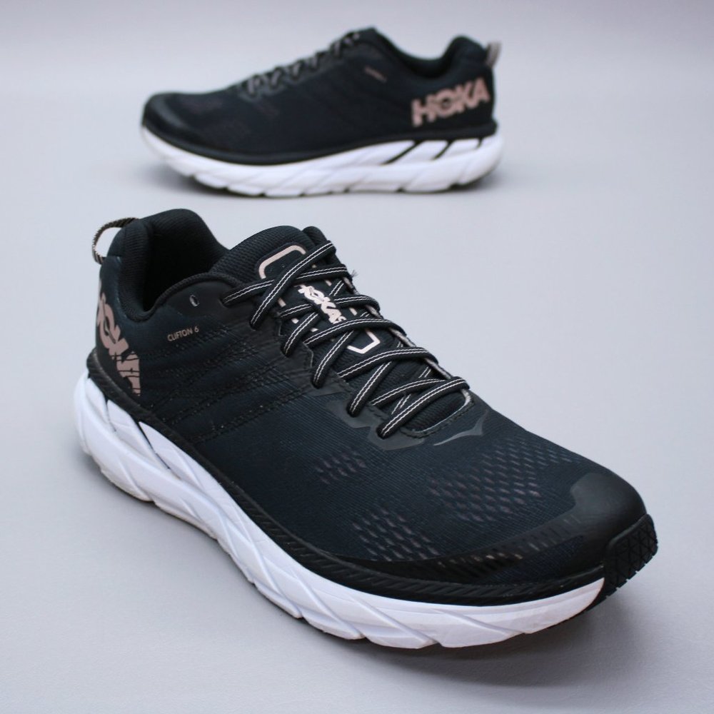 Hoka One One Ladies 11 Clifton-6 Black Running